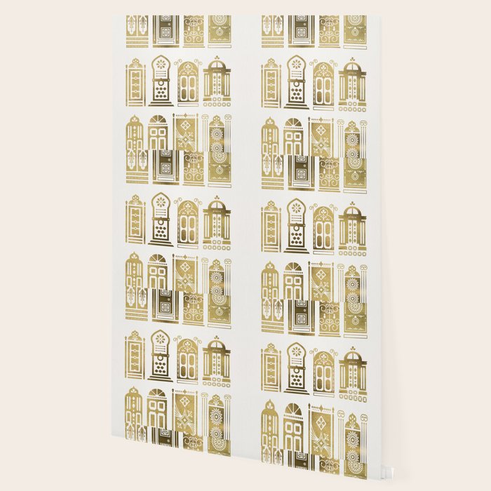 Moroccan Doors - Gold Palette Wallpaper Gallery Image 2