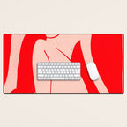 Abstract Art Female Figure 29 Desk Mat Gallery Image 1