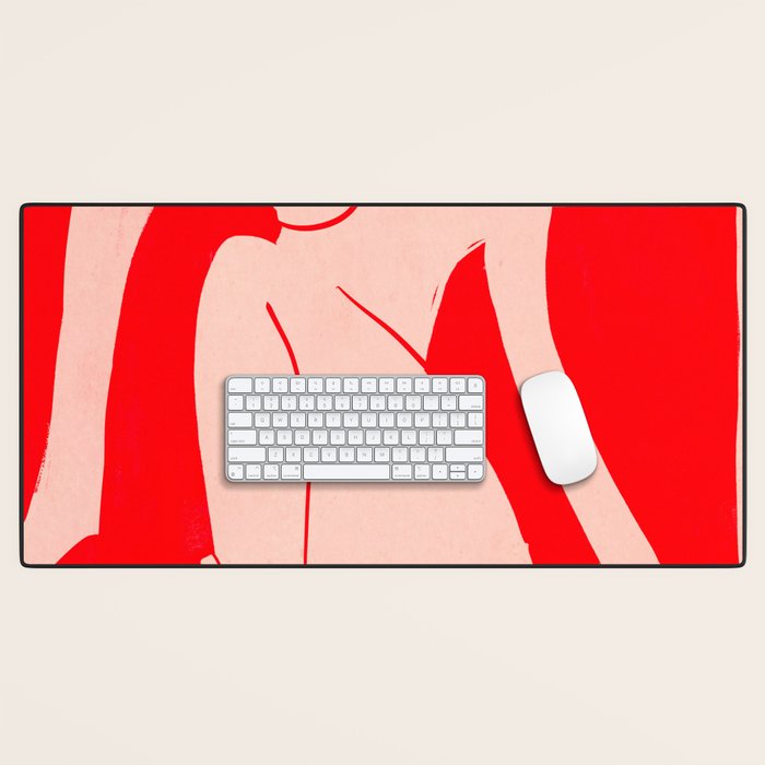 Abstract Art Female Figure 29 Desk Mat Gallery Image 1