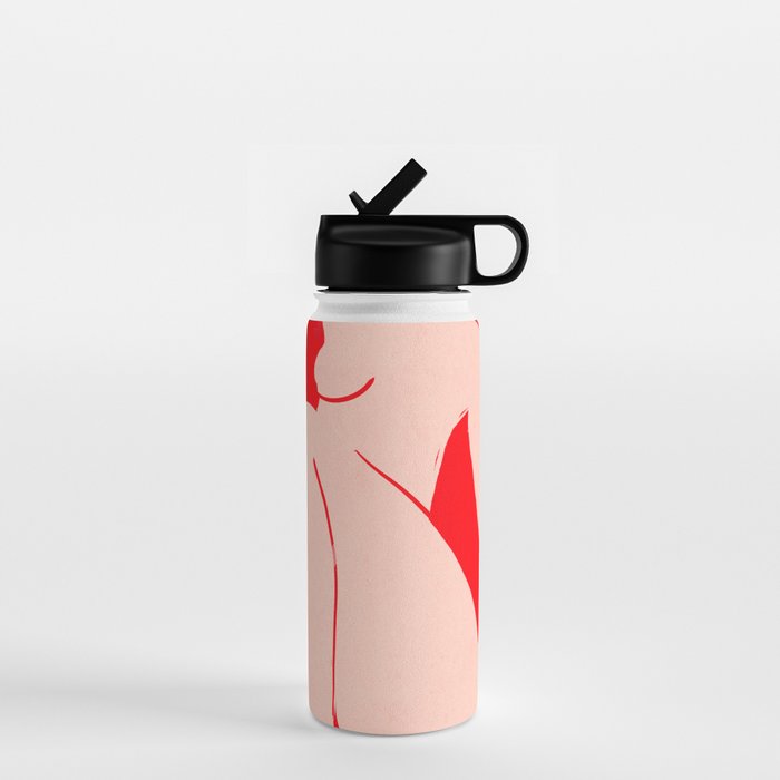 Abstract Art Female Figure 29 Water Bottle Gallery Image 1
