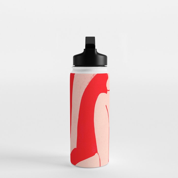 Abstract Art Female Figure 29 Water Bottle Gallery Image 3