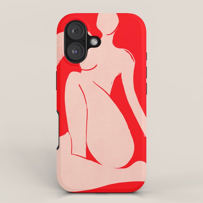 Abstract Art Female Figure 29 iPhone Case Gallery Image 1