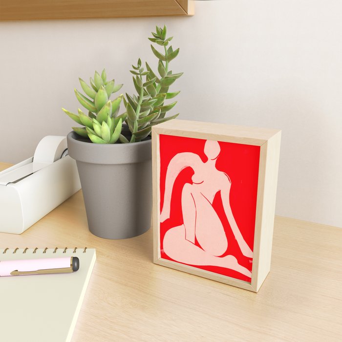 Abstract Art Female Figure 29 Mini Art Print Gallery Image 2