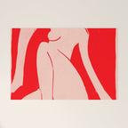 Abstract Art Female Figure 29 Welcome Mat Gallery Image 1