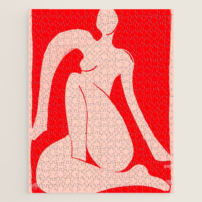 Abstract Art Female Figure 29 Jigsaw Puzzle Gallery Image 1