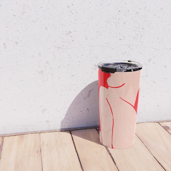 Abstract Art Female Figure 29 Travel Mug Gallery Image 4