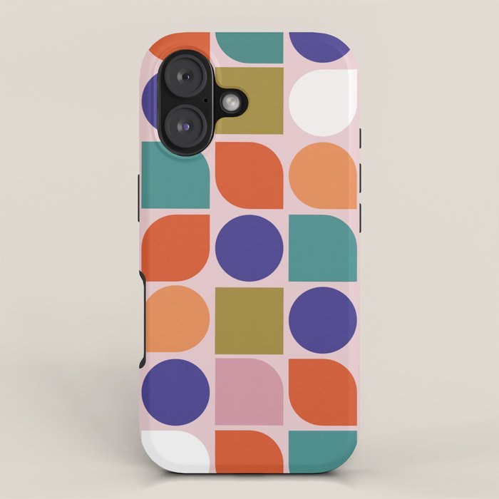 Colorful Geometry iPhone Case Gallery Image 1