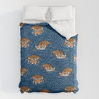 Tigers in the water Duvet Cover Gallery Image 6