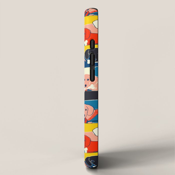 COLORED DOGS PATTERN 2 iPhone Case Gallery Image 2