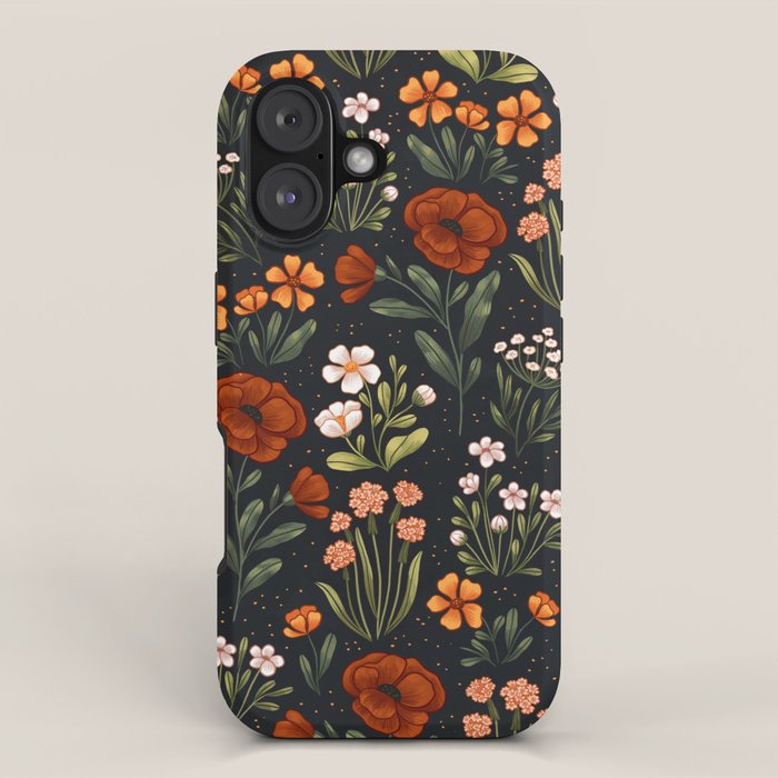 Wild Flowers ~ vol1.  vintage inspired botanical iPhone Case Gallery Image 1