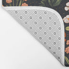 Wild Flowers ~ vol1.  vintage inspired botanical Bath Mat Gallery Image 2