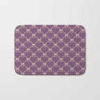 Bows & Ribbons Pattern XXXVI Lavender Purple Bath Mat Gallery Image 1