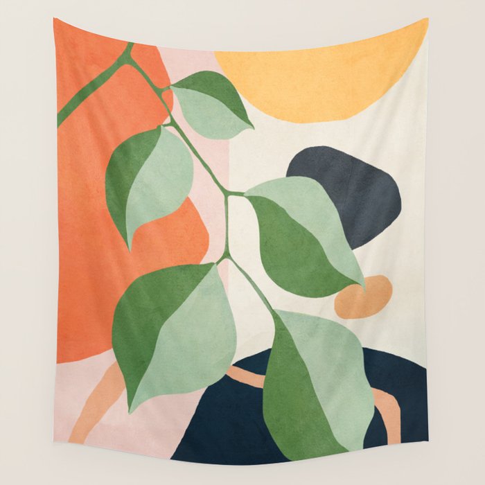 Colorful Branching Out 24 Wall Tapestry Gallery Image 4