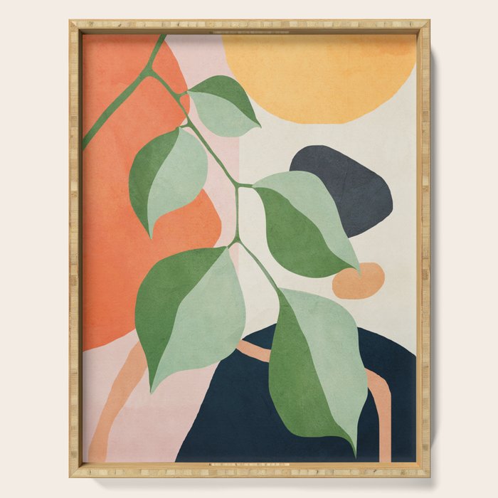 Colorful Branching Out 24 Serving Tray Gallery Image 1