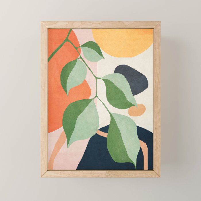 Colorful Branching Out 24 Mini Art Print Gallery Image 1