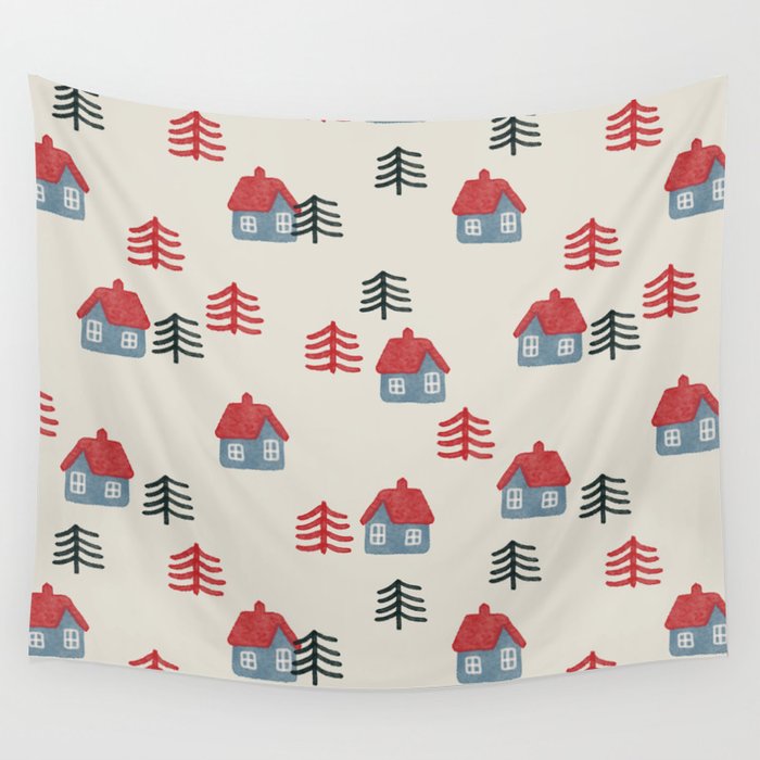 Christmas Eve Wall Tapestry Gallery Image 4