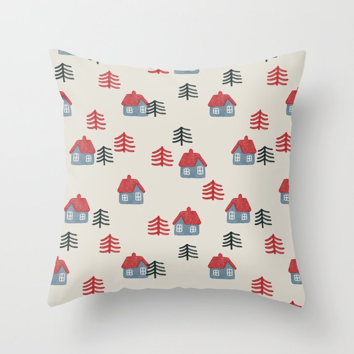 Christmas Eve Throw Pillow Gallery Image 1
