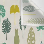 Cat and Plant 49 Wall Tapestry Gallery Image 3