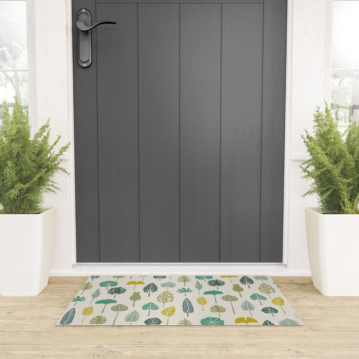 Cat and Plant 49 Welcome Mat Gallery Image 3