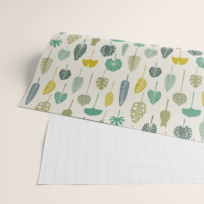 Cat and Plant 49 Wrapping Paper Gallery Image 2