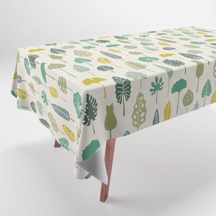 Cat and Plant 49 Tablecloth Gallery Image 1