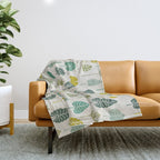 Cat and Plant 49 Throw Blanket Gallery Image 1