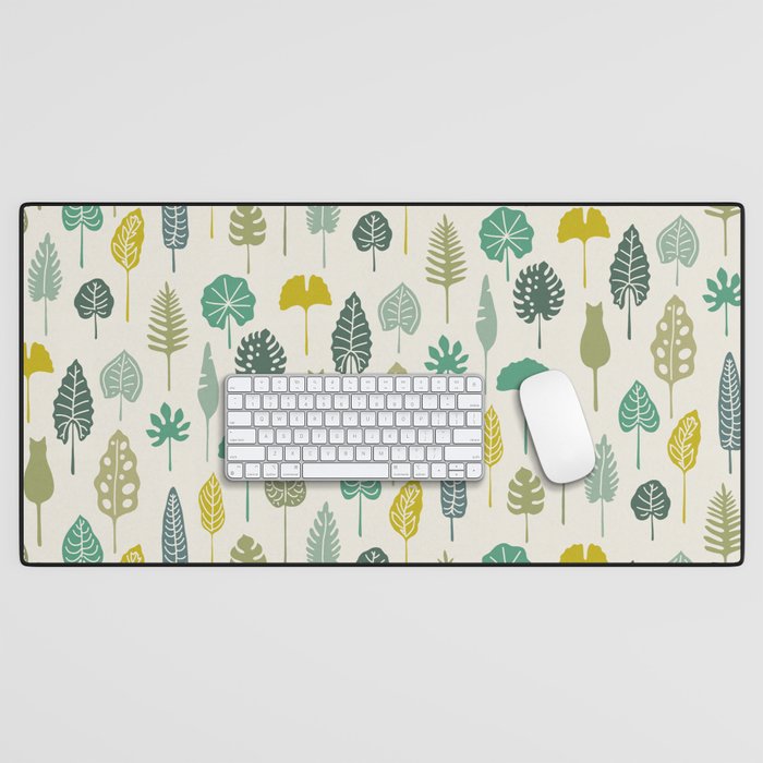 Cat and Plant 49 Desk Mat Gallery Image 1