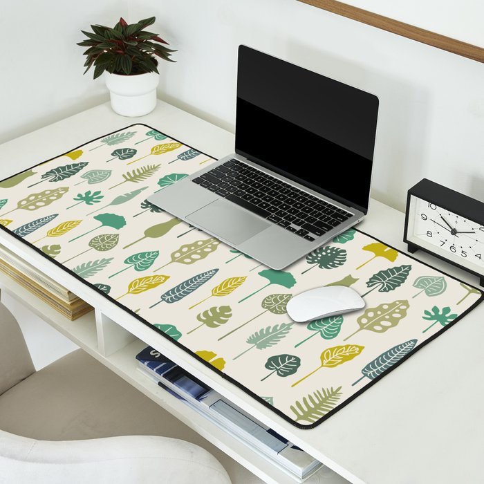 Cat and Plant 49 Desk Mat Gallery Image 2