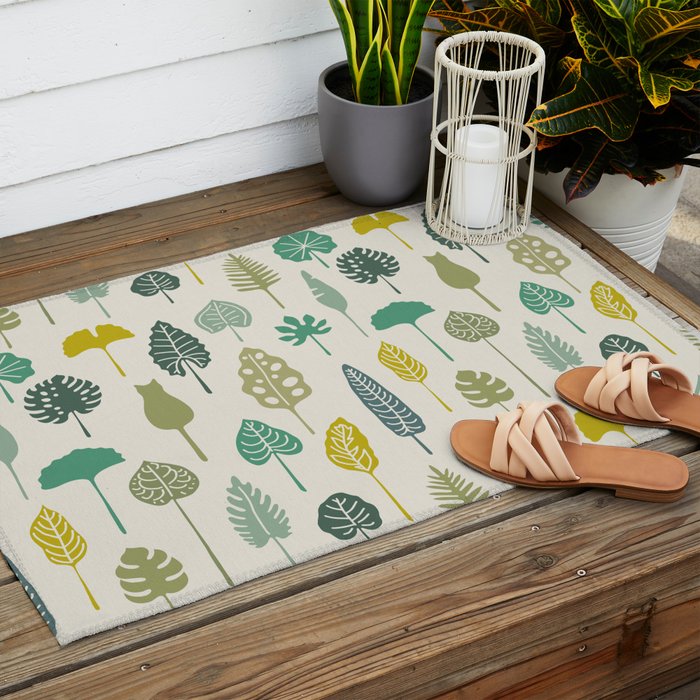Cat and Plant 49 Outdoor Rug Gallery Image 2