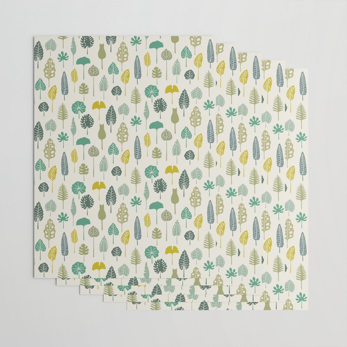 Cat and Plant 49 Wrapping Paper Gallery Image 3