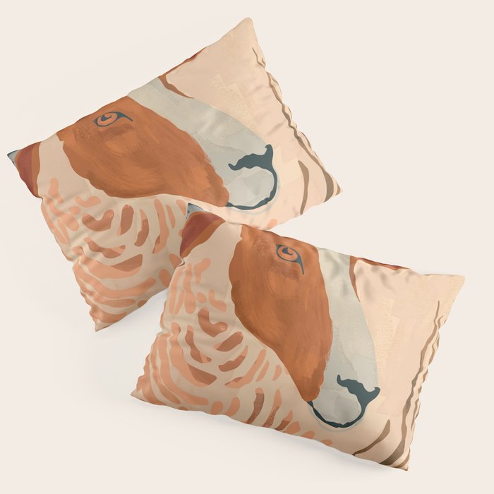 Abstract Rustic Ram Pillow Sham Gallery Image 3