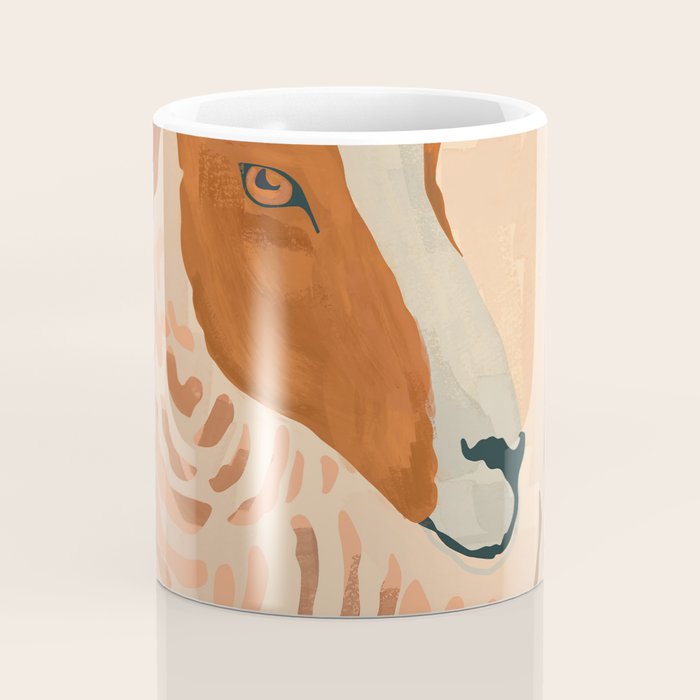 Abstract Rustic Ram Coffee Mug Gallery Image 4