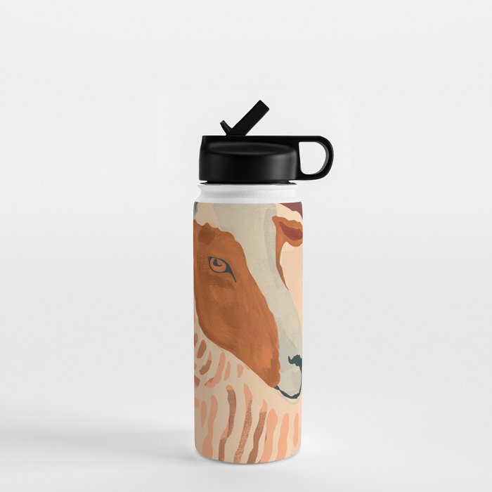 Abstract Rustic Ram Water Bottle Gallery Image 1
