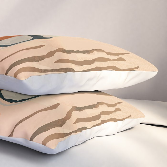Abstract Rustic Ram Pillow Sham Gallery Image 3