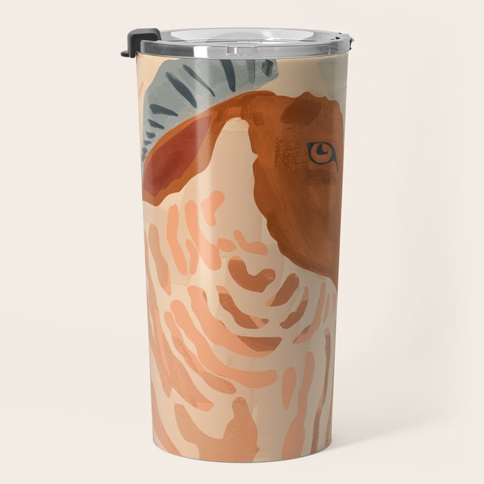 Abstract Rustic Ram Travel Mug Gallery Image 3
