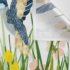 Hummingbird Summer Garden Wall Tapestry Gallery Image 3
