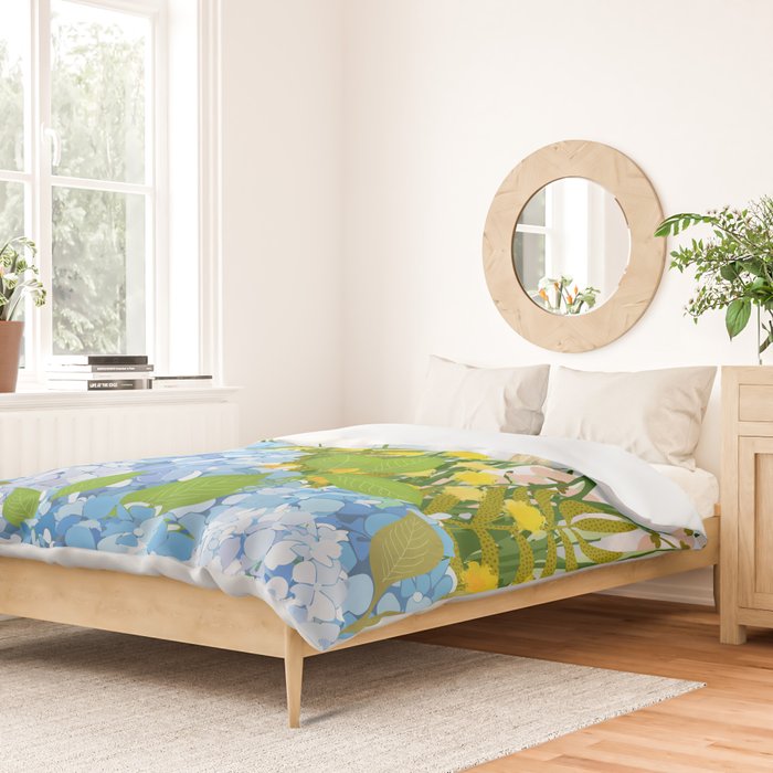 Hummingbird Summer Garden Duvet Cover Gallery Image 2