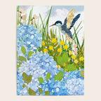 Hummingbird Summer Garden Poster Gallery Image 4
