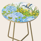 Hummingbird Summer Garden Side Table Gallery Image 2