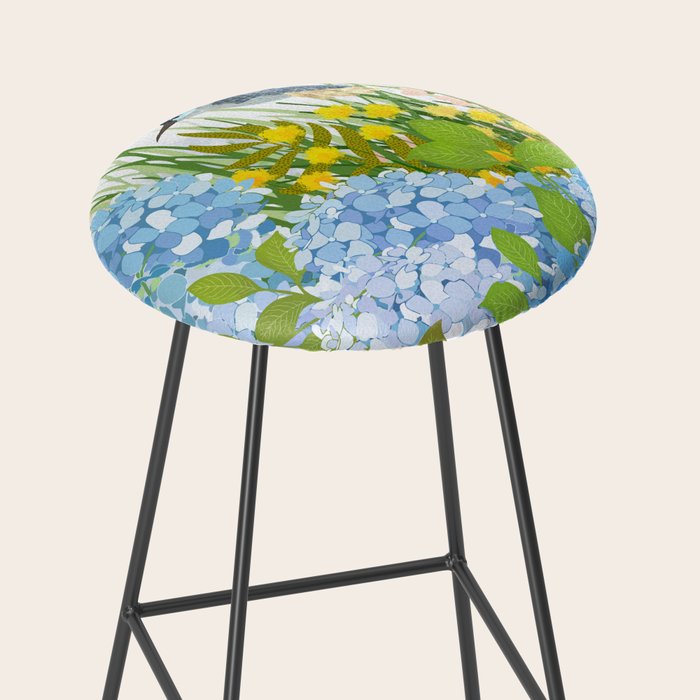 Hummingbird Summer Garden Stool Gallery Image 2