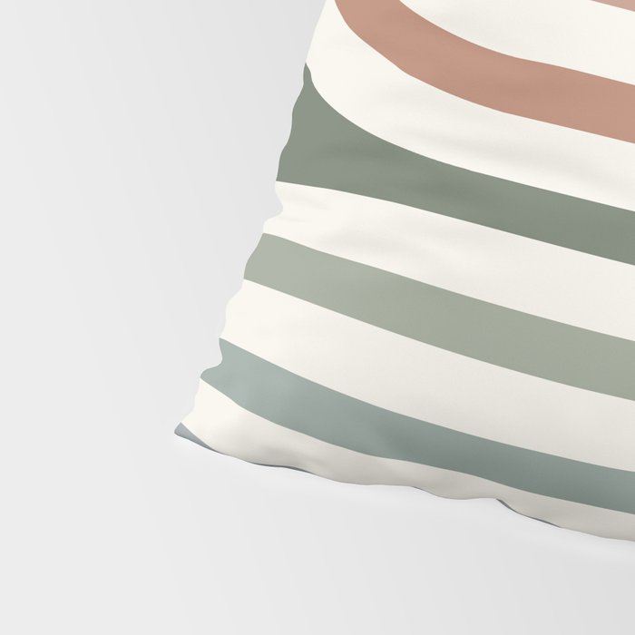 Bold Curvature Stripes VII Pillow Sham Gallery Image 4