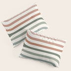 Bold Curvature Stripes VII Pillow Sham Gallery Image 3