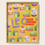 Leo Birthday Treats in Orange | Zodiac Series Serving Tray Gallery Image 1