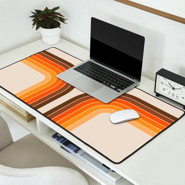 Tan Tunnel Desk Mat Gallery Image 2