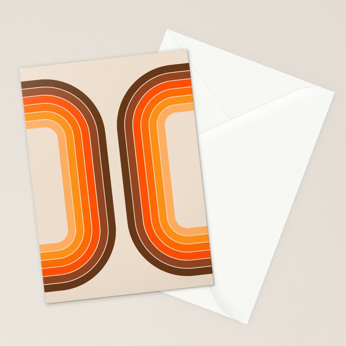 Tan Tunnel Stationery Card Gallery Image 2