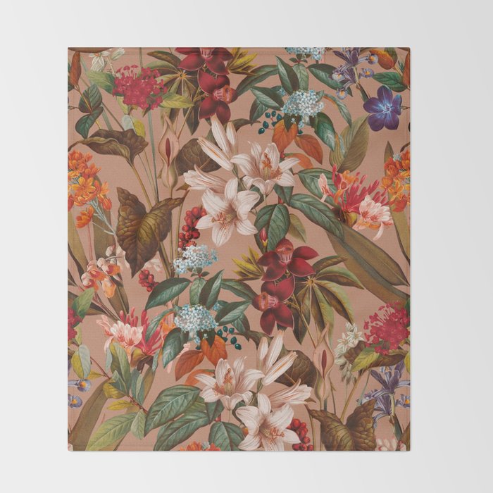 Magical Garden XXVI Throw Blanket Gallery Image 2