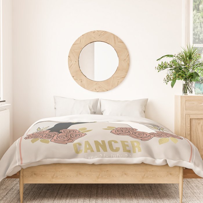 Cancer Zodiac Series Duvet Cover Gallery Image 3
