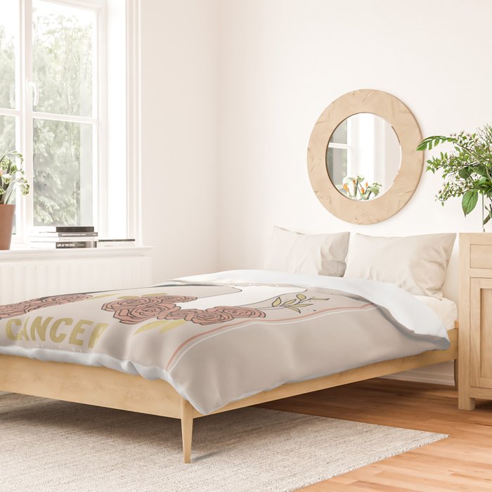 Cancer Zodiac Series Duvet Cover Gallery Image 2