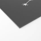 Aries Zodiac Star Constellation Line Art Grey Welcome Mat Gallery Image 2