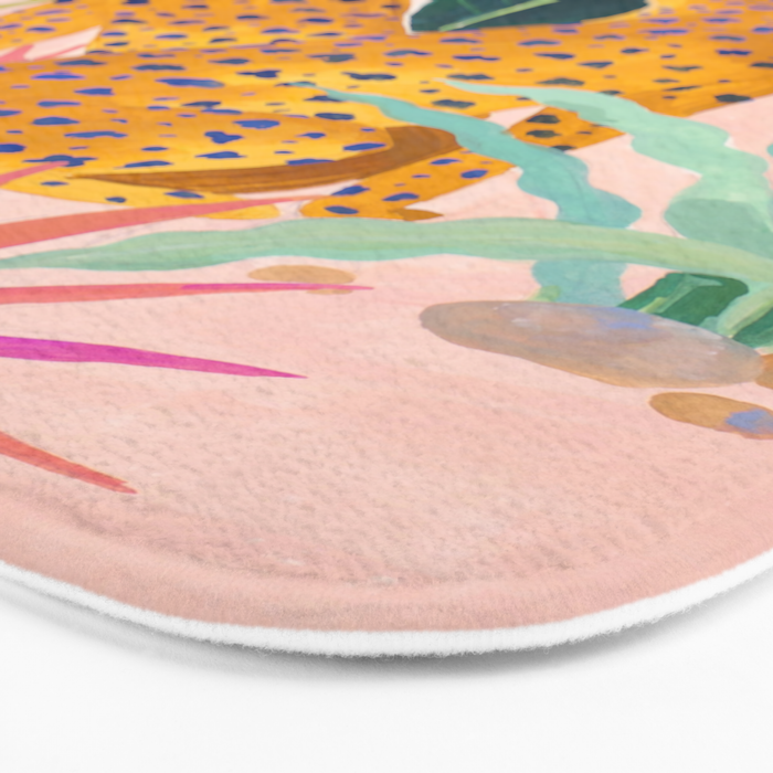 Cheetah Crush Bath Mat Gallery Image 3